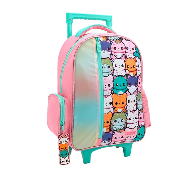 MOCHILA CARRO TRENDY 28043 AQUA W ROSA