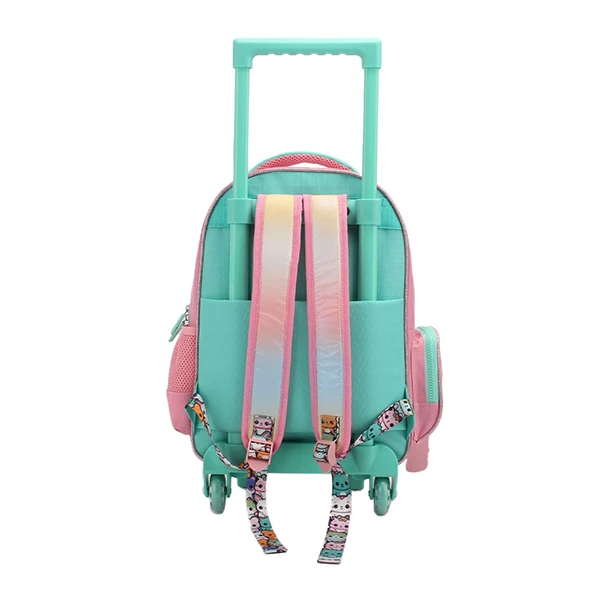 MOCHILA CARRO TRENDY 28043 AQUA W ROSA - Imagen 4
