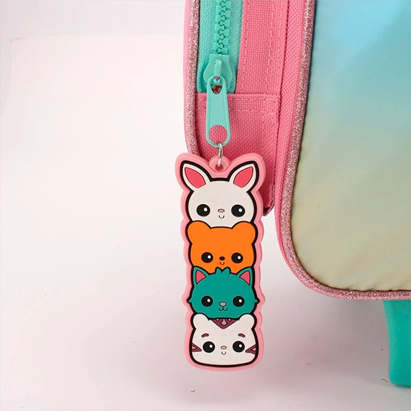 MOCHILA CARRO TRENDY 28043 AQUA W ROSA - Imagen 5