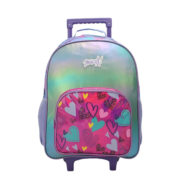 MOCHILA CARRO MUAA 28052 AQUA CON LILAC - Imagen 2