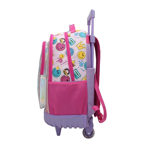 MOCHILA CARRO MUAA 28054 ROSA CON LILA - Imagen 3