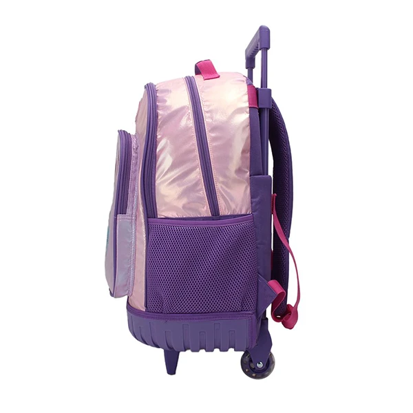 MOCHILA CARRO MUAA 28057 VIOLETA CON ROSA - Imagen 3