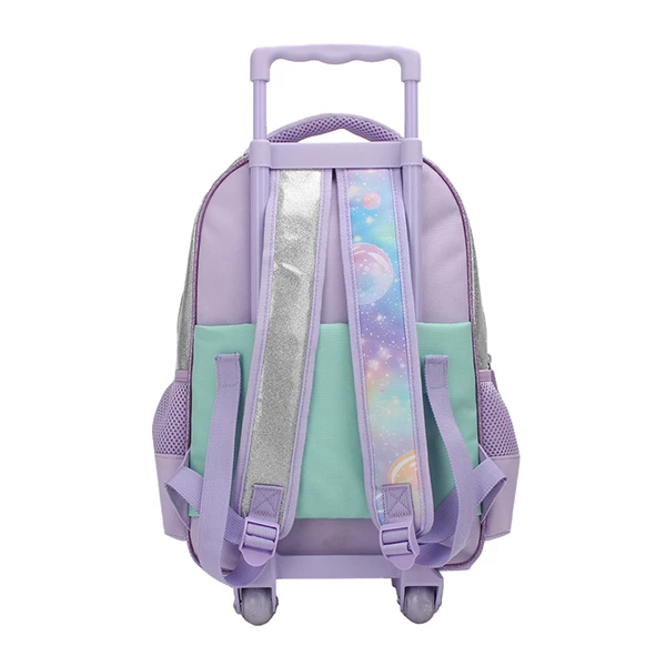 SET MOCHILA CARRO Y CARTU TRENDY 28087 LILA - Imagen 5