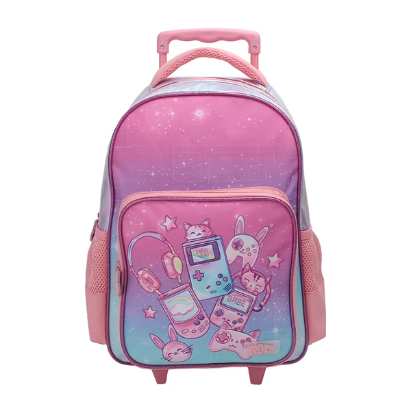 SET MOCHILA CARRO Y CARTU TRENDY 28090 ROSA - Imagen 2