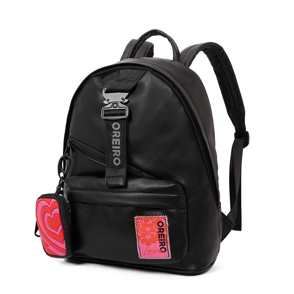 MOCHILA OREIRO NEGRO 22484 - Imagen 2