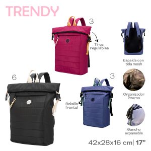 MOCHILA TRENDY 22516