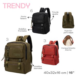 MOCHILA TRENDY 22519